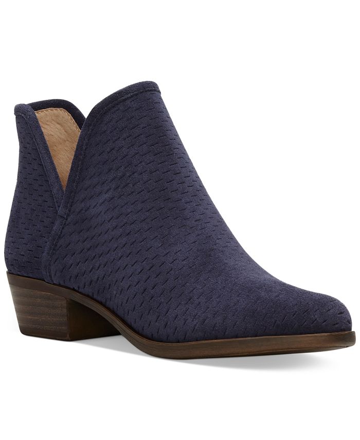 Lucky Brand Baley Perforated Chop Out Booties - Macy's