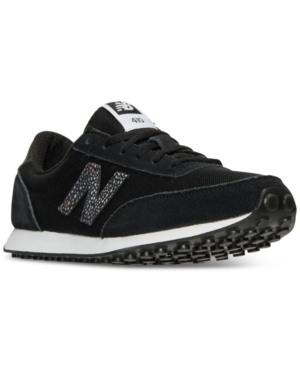 New Balance 410 Sneaker in Black/ White