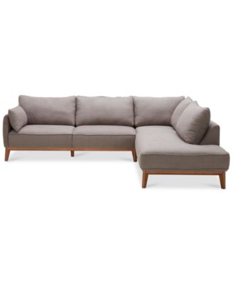 Jollene 113" 2-Pc. Fabric Sectional, Created for Macy's