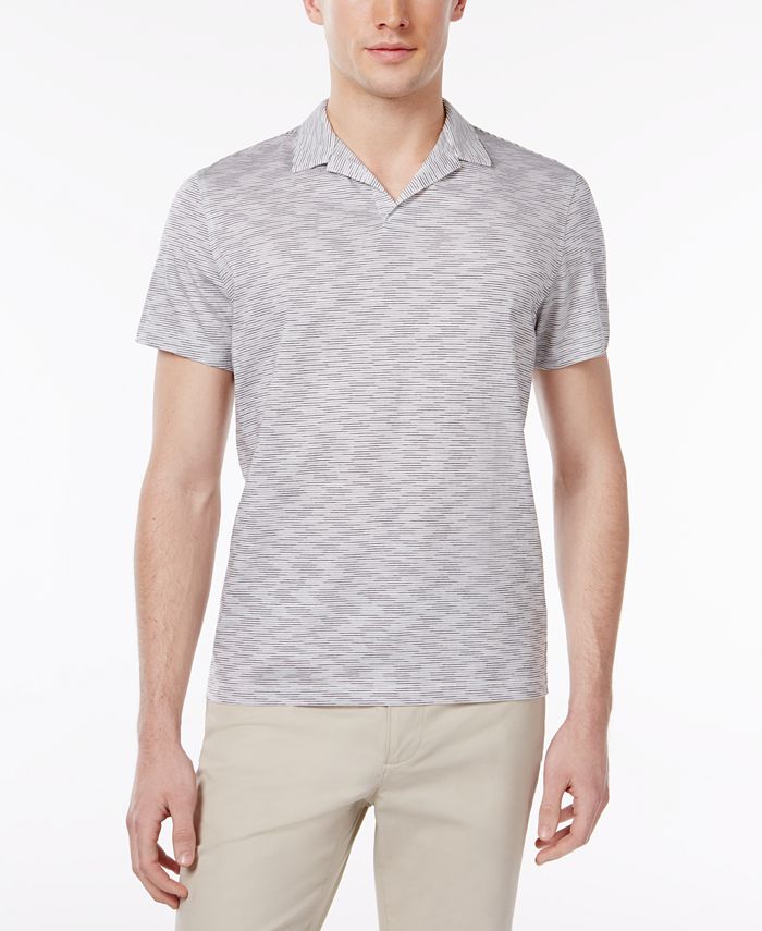 Alfani Men's Striped Cotton Polo, Created for Macy's - Macy's