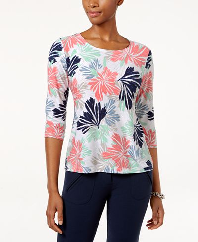 jm jacquard petite floral macy