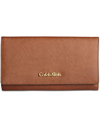 calvin klein wallet flap