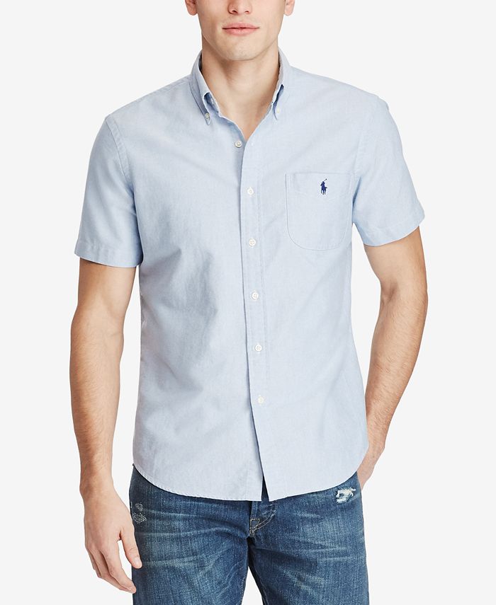 Zantt Men Long Sleeve Button up One Pocket Slim Fit Oxford Shirts