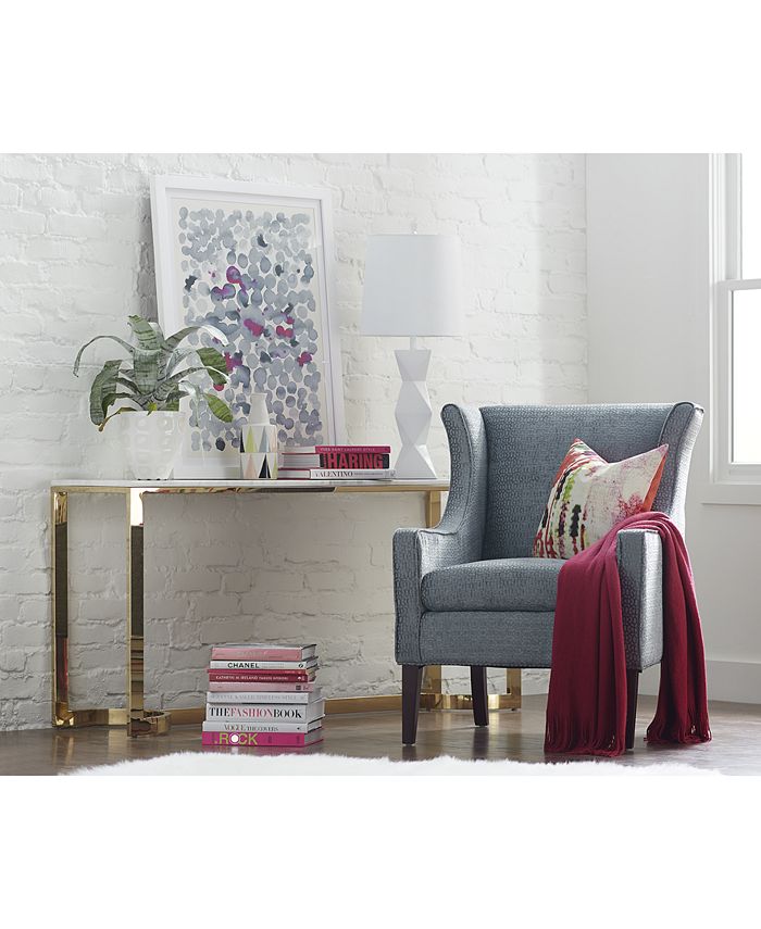 Furniture Alexandra Wing Chair Macy's