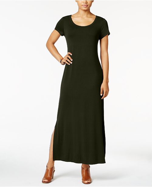 Style & Co ShortSleeve Maxi Dress, Created for Macy's Dresses Women Macy's