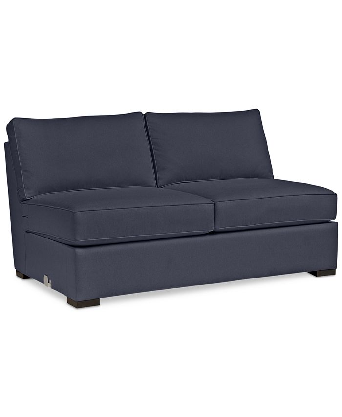Furniture Astra Armless Apartment Sofa Custom Colors, Created for Macy