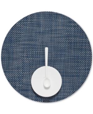 Chilewich Basketweave Woven Vinyl Round Placemat