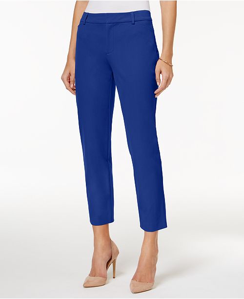 Charter Club Petite Newport Cropped Pants, Created for Macy's & Reviews ...