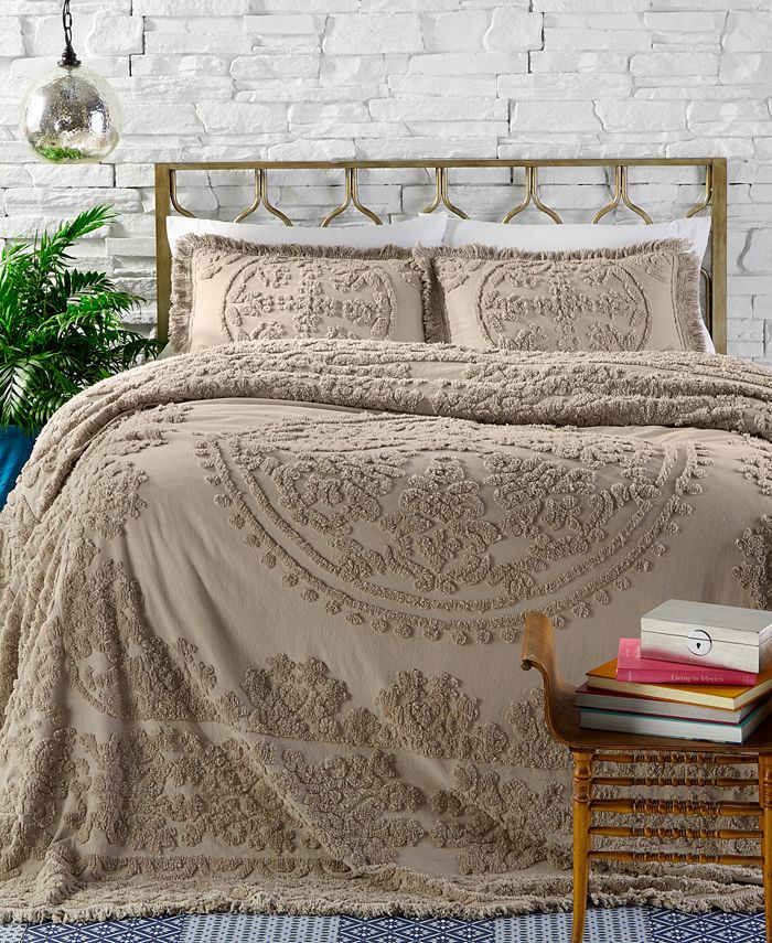 Chenille queen store bedspread