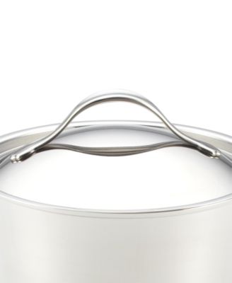 Nouvelle Copper Stainless Steel 2.5-Quart Covered Saucier, Macy's Exclusive