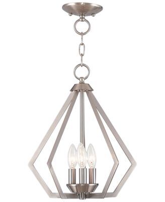 Prism 3- Light Metal 14'' Pendant