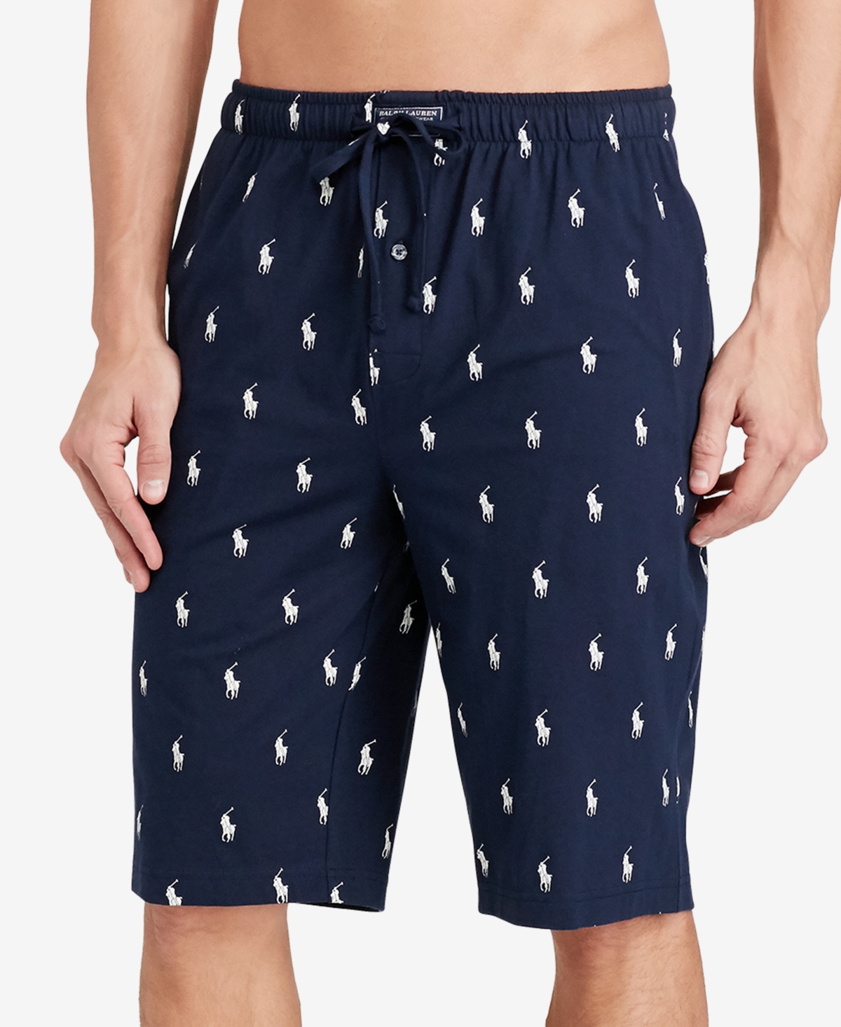 Men's Cotton Logo Pajama Shorts - Andover Heather