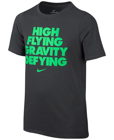 Nike Dri Fit Graphic Print Cotton T Shirt Big Boys 8 20
