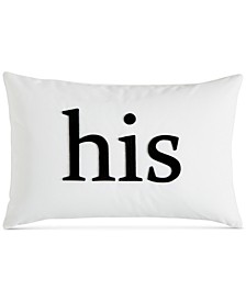 Word Decorative Pillow, 12" x 18", Created for Macy's