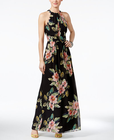INC International Concepts Floral-Print Maxi Dress, Only at Macy&#39;s - Dresses - Women - Macy&#39;s