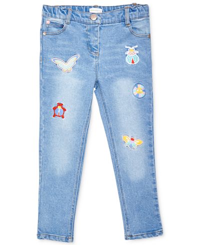 Margherita Kids by Margherita Missoni Patch Cotton Jeans, Little Girls (2-7)