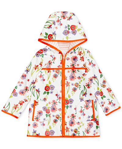Margherita Kids by Margherita Missoni Floral-Print Raincoat, Little Girls (2-7)