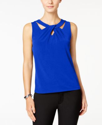 nine west sleeveless tops