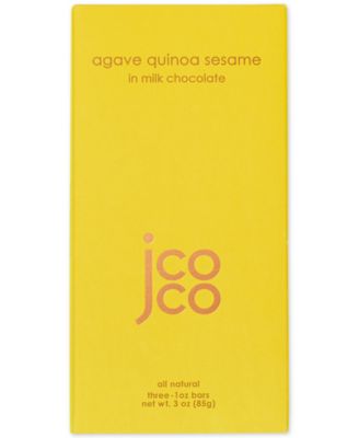 Seattle Chocolates - jcoco Agave Quinoa Sesame Milk Chocolate Bar
