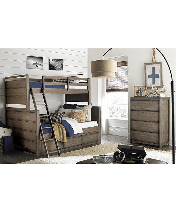 Furniture Big Sky Wendy Bellissimo Kids Twin over Full Bunk Bed