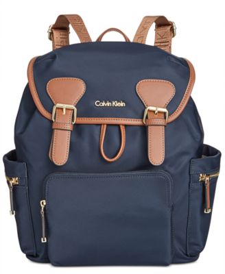 calvin klein hudson cargo signature backpack