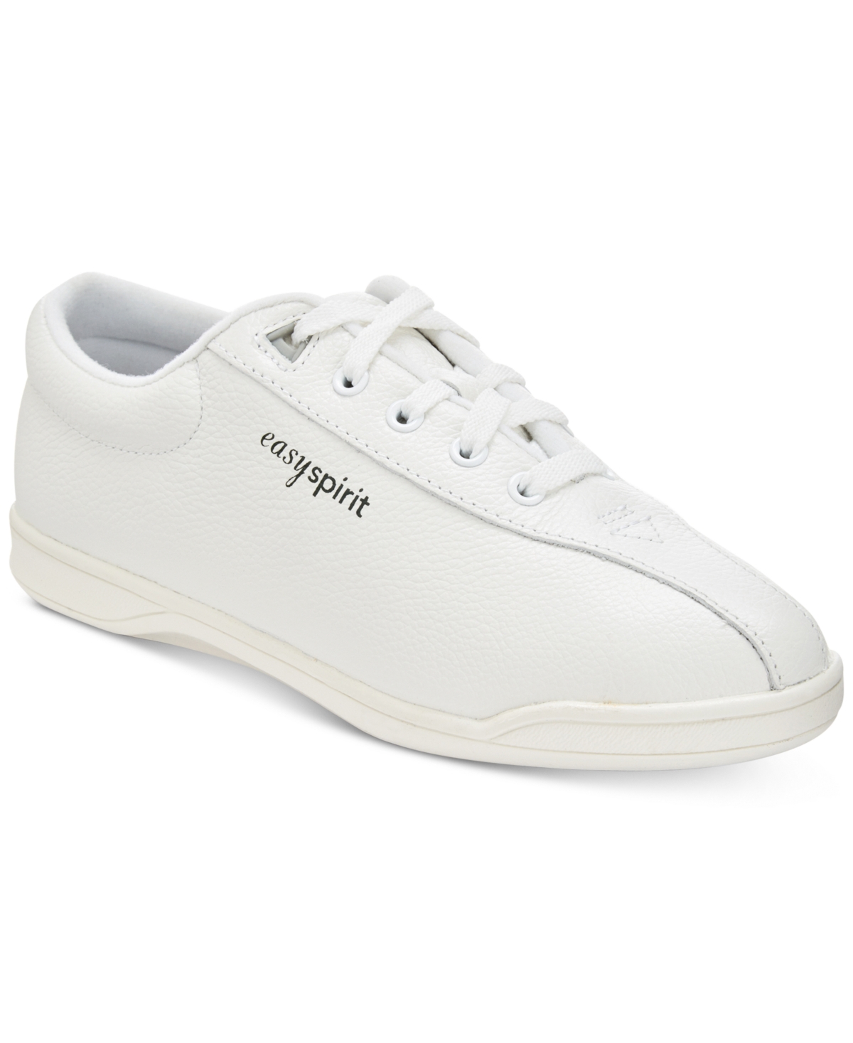 Women's Ap Casual Lace-Up Walking Sneakers - White Leather