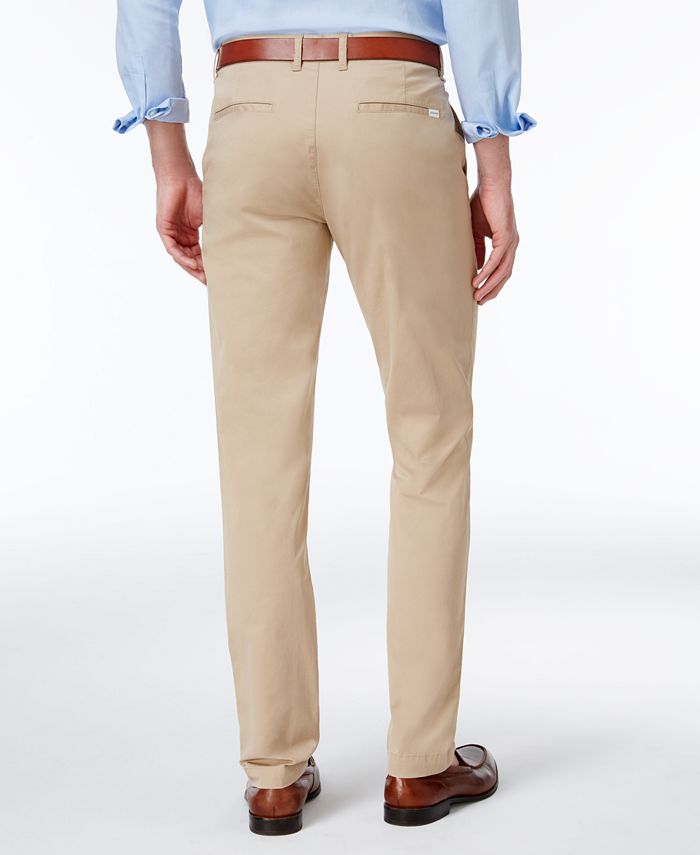 Lacoste Men's Slim-Fit Twill Pants - Macy's
