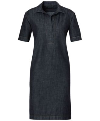 Lauren Ralph Lauren Denim Cotton Shift Dress