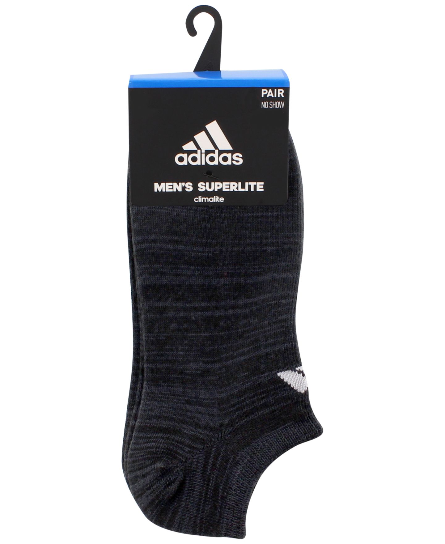 Мужские короткие носки-невидимки adidas Superlite, набор из 6 пар, цвет: Белый / Чёрный — фото 6