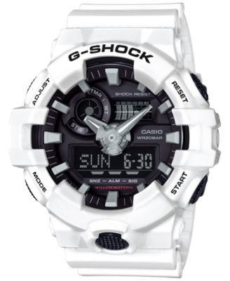 G-Shock Men's Analog-Digital White 