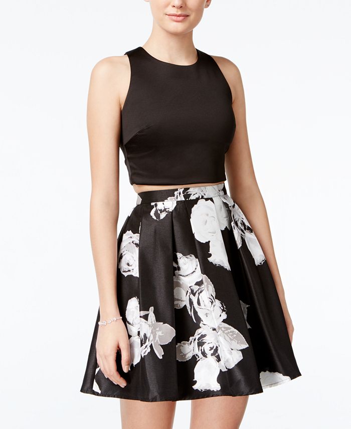 Sequin hearts hotsell two piece dress
