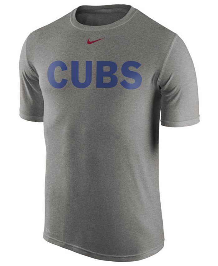 Nike Men's Chicago Cubs Legend Wordmark T-Shirt - Macy's