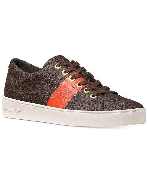 Michael Kors Keaton Lace Up Sneakers Reviews Athletic Shoes Sneakers Shoes Macy S