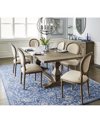 Furniture Tristan Dining Chair Set 6, Macy S Dining Room Sets Round Table And Chairs