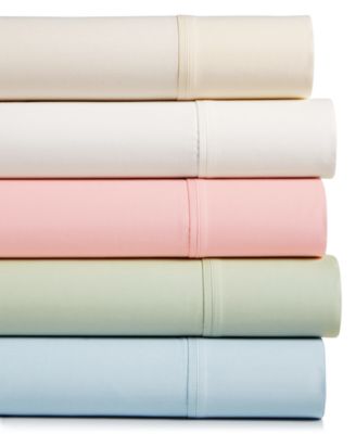 Sunham - Bleecker Cotton Sateen 410 Thread Count 4-Pc. King Sheet Set