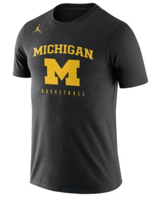 Nike Men's Michigan Wolverines Burnout Basketball T-Shirt - Macy's