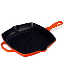 Enameled Cast Iron Skillet Grill 