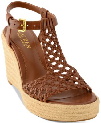 Burberry - Braided Espadrille Canvas Check Wedge Sandals - Saks.com | Wedges, Espadrilles, Shoes