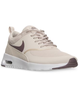 nike air max thea silver red womens sneakers