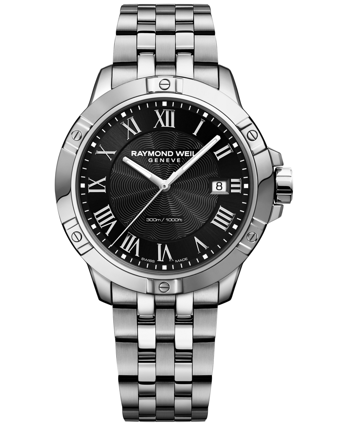 Raymond Weil Men's Swiss Tango Stainless Steel Bracelet Watch 41mm 8160-st-00208 In Silver
