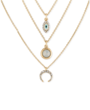 image of Rachel Rachel Roy Gold-Tone 3-Pc. Set Pendant Necklaces