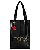 Macy's, Bags, Macys New York Shopping Tote Bag Nyc Retro Flagship Store  Usa Stars Black Gold