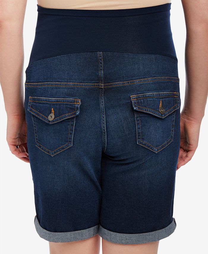 Motherhood Maternity Cuffed Denim Shorts Macys 