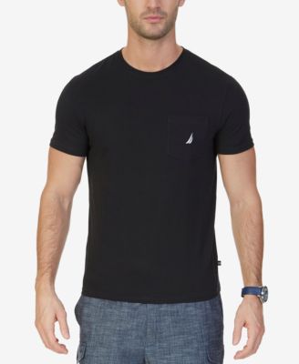 Men's Classic-Fit Solid Crew Neck Pocket T-Shirt