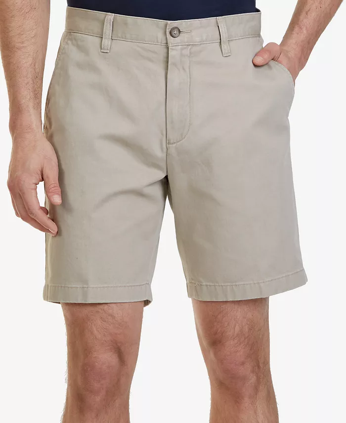 Classic-Fit 8.5” Stretch Chino Flat-Front Deck Short