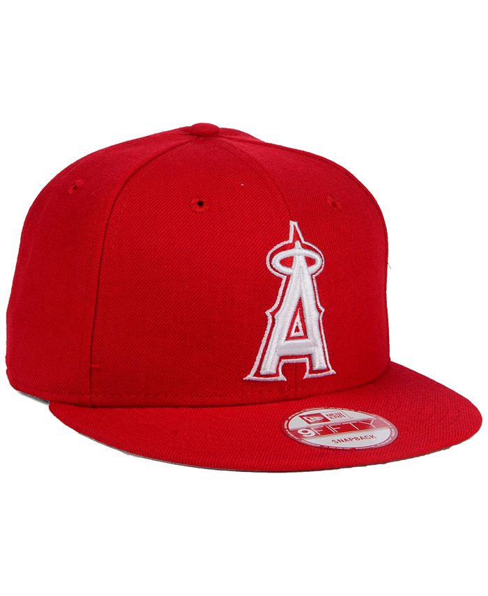 New Era Los Angeles Angels of Anaheim C-Dub 9FIFTY Snapback Cap - Macy's