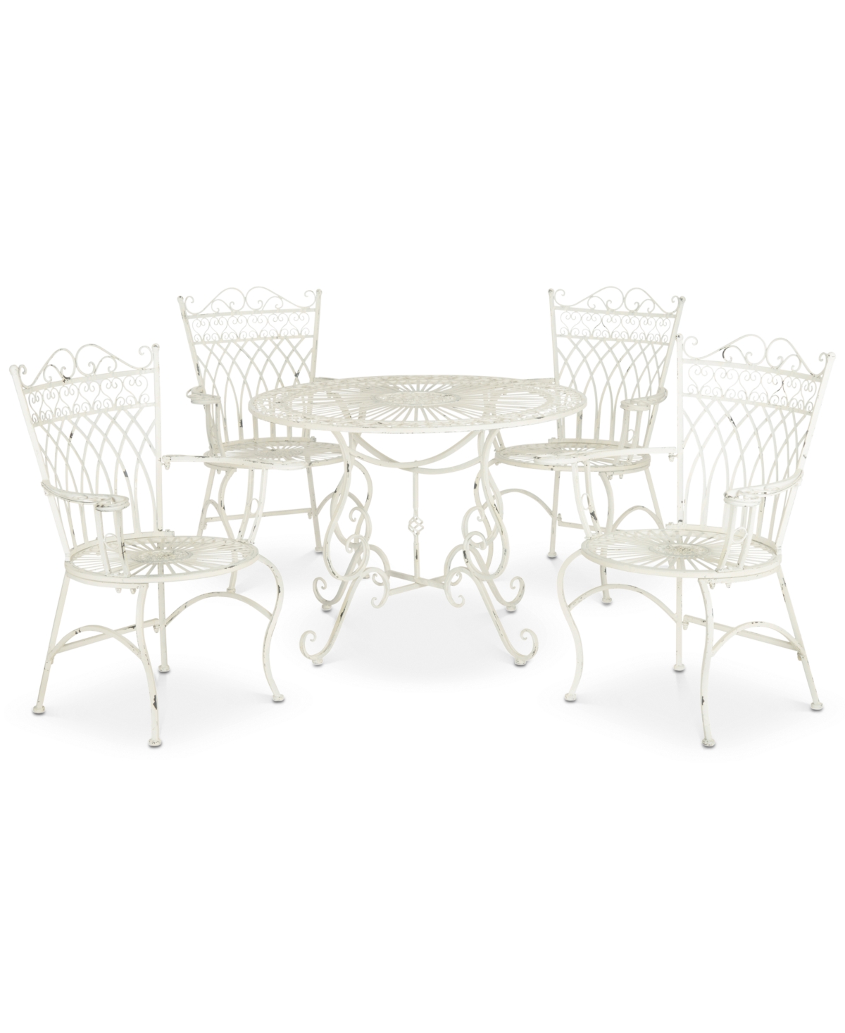Donovan Outdoor 5-Pc. Dining Set (Dining Table & 4 Chairs)