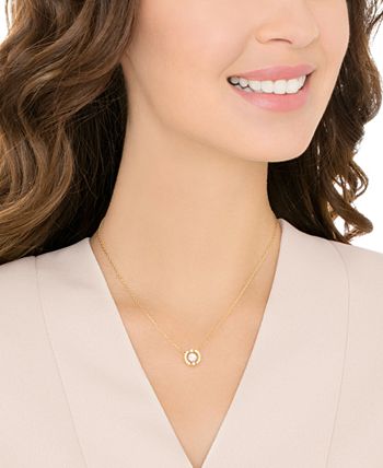 Floating top crystal necklace
