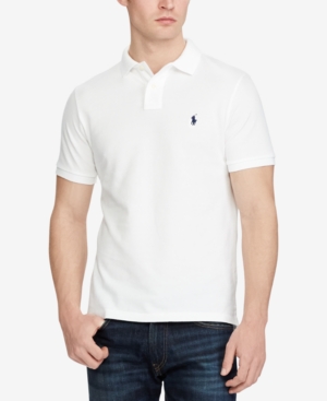 POLO RALPH LAUREN MEN'S CUSTOM SLIM FIT MESH POLO