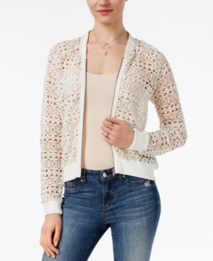 Jack by Bb Dakota Manuel Lace Bomber Jacket